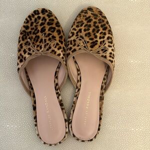 Loeffler Randall Leopard Print Mules
